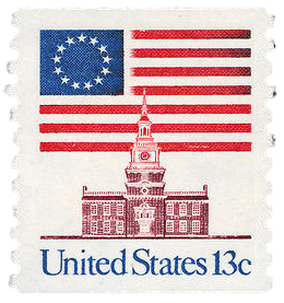 File:Flag over Independence Hall stamp.png