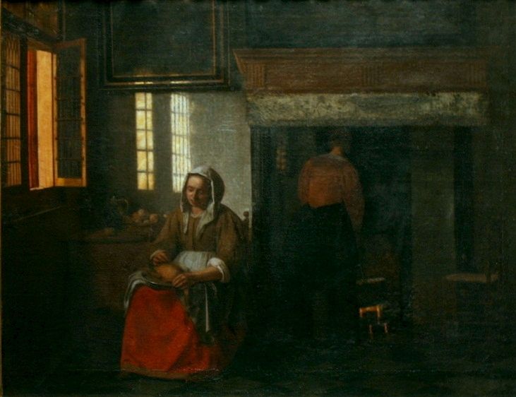 File:Hooch Woman plucking a duck.jpg