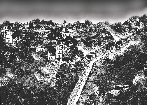 File:Imaginary painting of Himalayan foothills of 1860.jpg