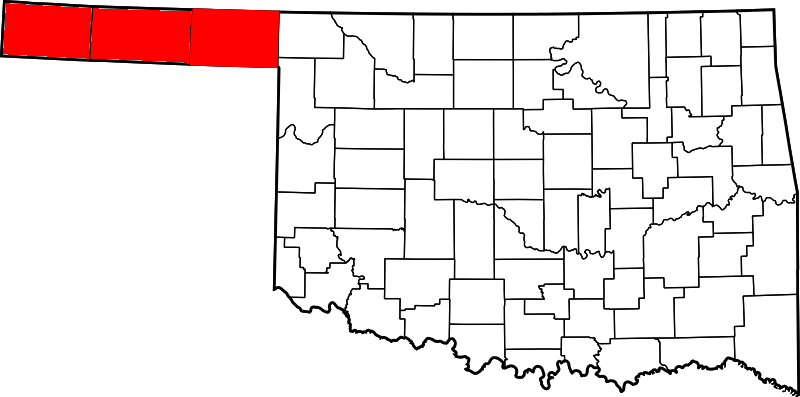 File:Map of Oklahoma highlighting Panhandle.png