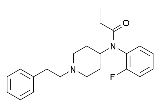 File:Orthofluorofentanyl structure.png