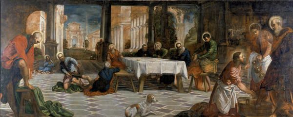 File:Tintoretto Christ washing feet Shipley gallery.jpg