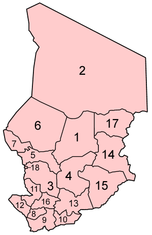 File:Chad regions numbered.png