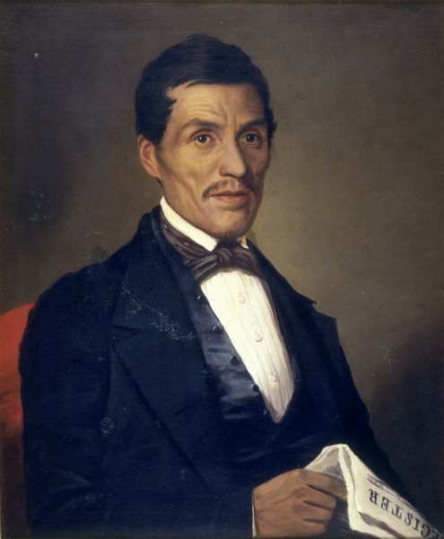 File:John Wannuaucon Quinney (1797 -1855) Mahican, 1849.jpg