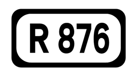 File:R876 Regional Route Shield Ireland.png