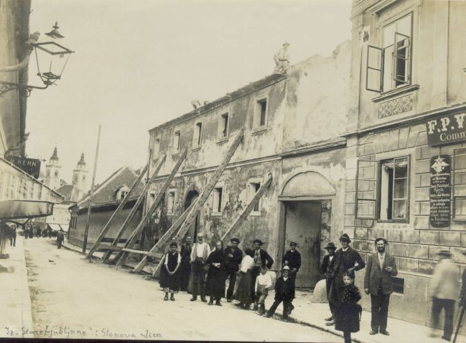 File:Wolf street, Ljubljana, in 1895.jpg