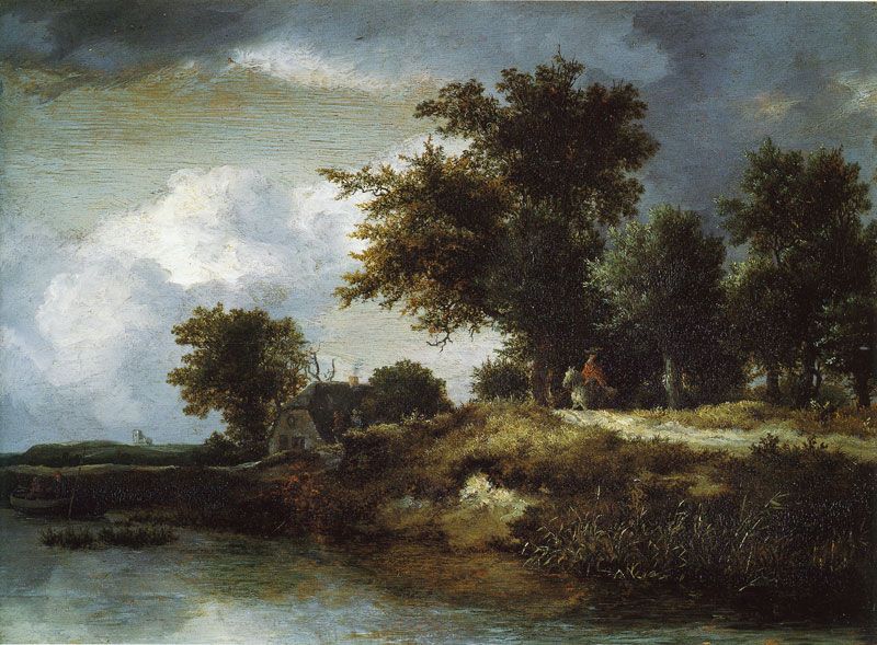 File:Jacob van Ruisdael - Wooded River Bank.jpg