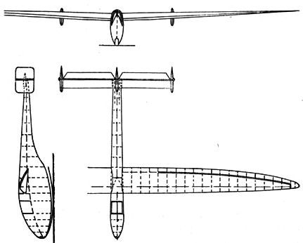 File:Naleszkiewicz-Nowotny NN-1 3-view L'Aerophile July 1932.jpg