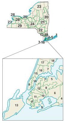 New York congressional districts