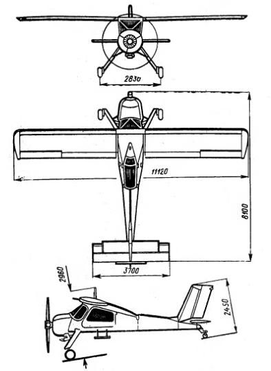 File:ПЗЛ П-104 Вильга схема.jpg