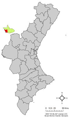 File:Localització de Vallanca respecte del País Valencià.png