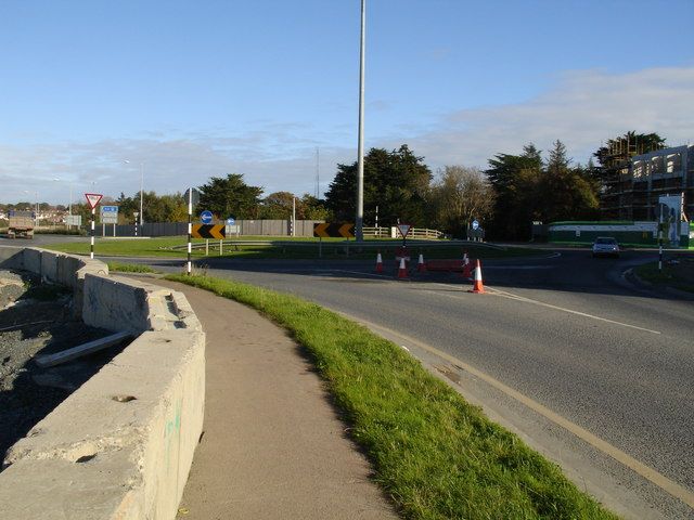 File:Carrickmines Roundabout - geograph.org.uk - 599333.jpg