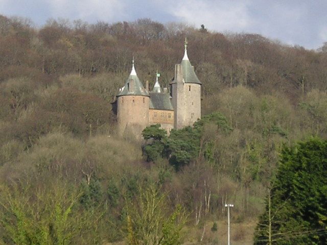 File:Castle Coch From Morganstown.jpg