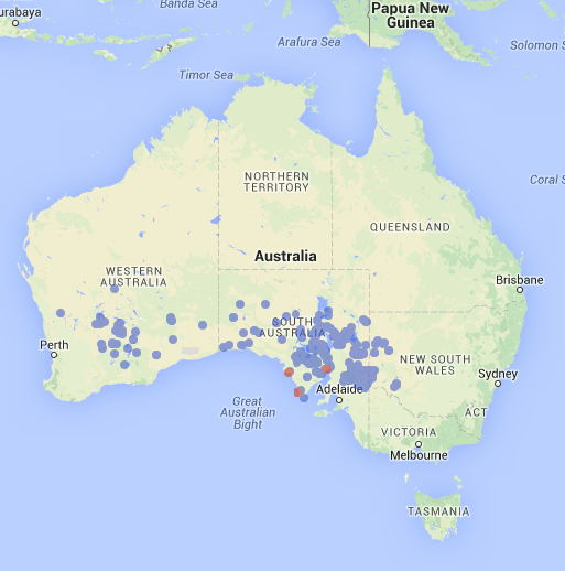 File:Distribution of bolam's mouse in Australia.png