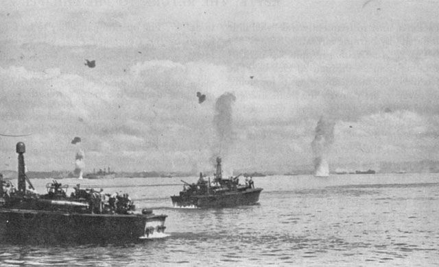 File:Japanese planes attack U.S. ships.jpg