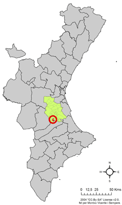 File:Localització de Càrcer respecte del País Valencià.png