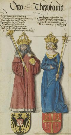 File:Otto II HRR and his wife.jpg