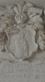 arms depicting a monk, as seen at the University of Padua