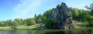 Externsteine, North Rhine-Westphalia,  Germany