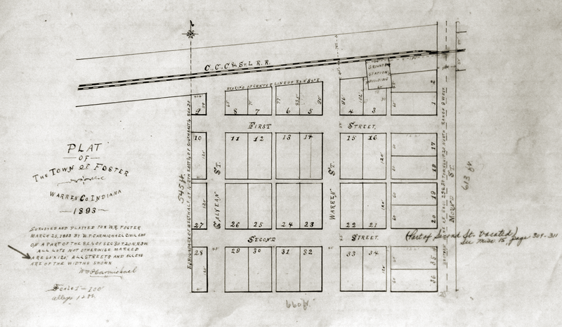 File:Foster, Indiana plat.png