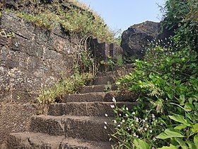 Entrance to top fort