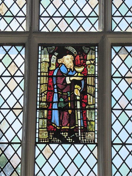 File:Medieval glass, Thaxted.jpg