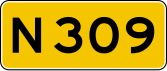 Provincial highway 309 shield}}