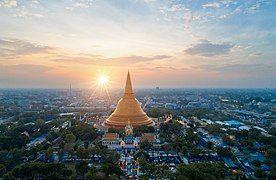 Nakhon Pathom, Phra Pathommachedi in Nakhon Pathom City