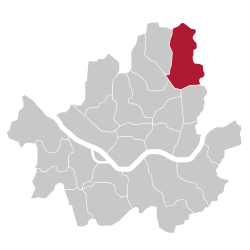 Location of Nowon District in Seoul