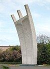 The Berlin Airlift Monument in Berlin-Tempelhof.