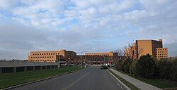 The Suffolk County court buildings in Central Islip in 2009.