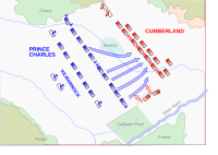 Culloden; the Jacobite assault