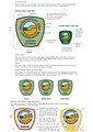 Western Australian Department of Environment and Conservation shoulder's badges, 2009.