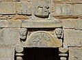 The Romanesque tympanum at Härja parish church, believed to have belonged to the medieval royal estate of nearby Ettak.