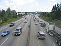 British Columbia provincial highway 1, looking southbound near the southern entrance of the Cassiar Tunnel.