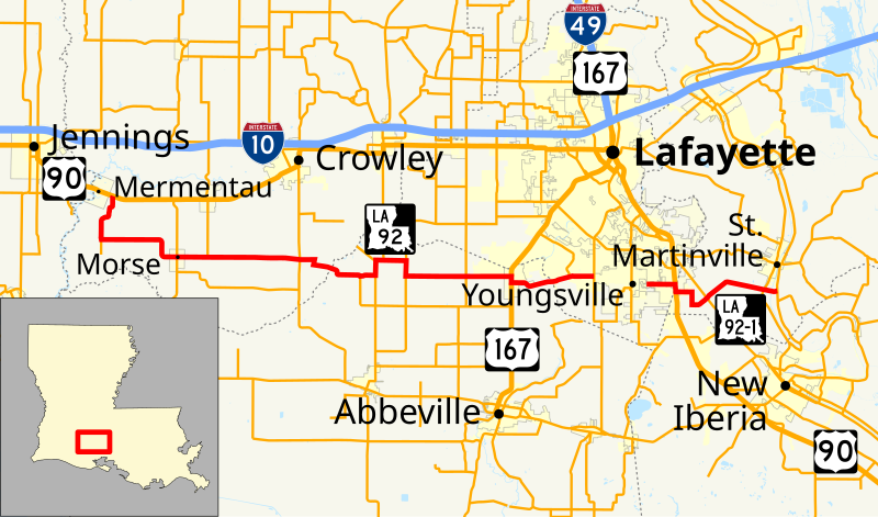 File:LA 92 map.svg