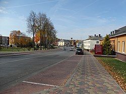 Vilnius Street in Lazdijai