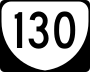 State Route 130 marker