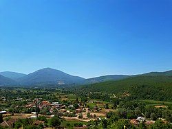 Panoramic view of the village