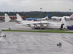 The Antonov-An225 at Manchester Airport in 2006