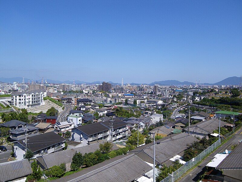 File:Cityscape of Tobata,Kitakyushu.JPG