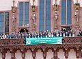 Image 16Reception of Germany women's national football team, after winning the 2009 UEFA Women's Championship, on the balcony of Frankfurt's city hall "Römer" (from UEFA Women's Championship)