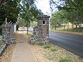 Old entrance gatepost, Waikiki side