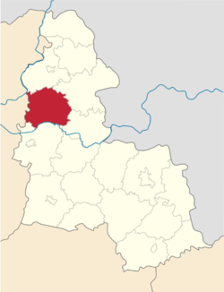 Raion location in Sumy Oblast