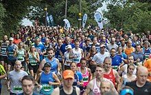 Mass Race Start - Antrim Coast Half Marathon