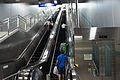 The escalators between the Everline and the Suin-Bundang Line