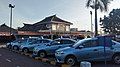 The taxi stand on the north entrance of the station