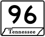 State Route 96 marker