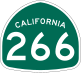 State Route 266 marker