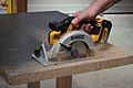 A DeWalt circular saw.